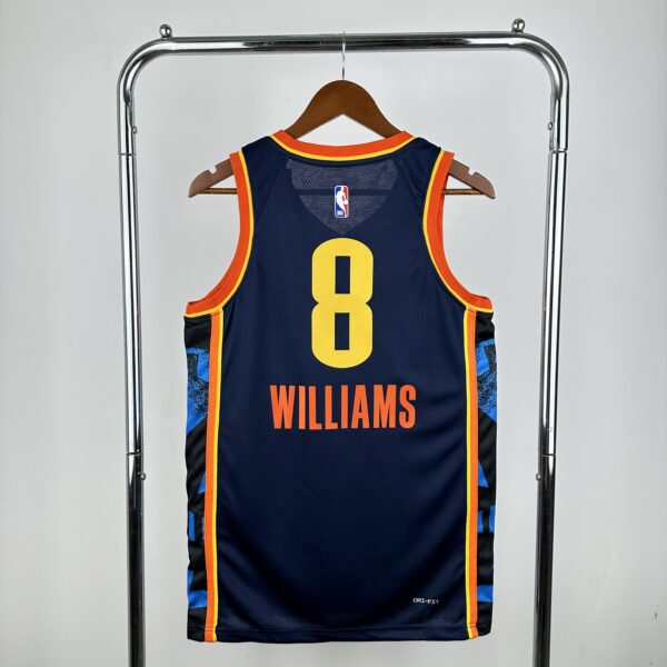 Camiseta Regata Basquete NBA OKC Oklahoma Thunder City Edition 2025 Nike - Imagem 12