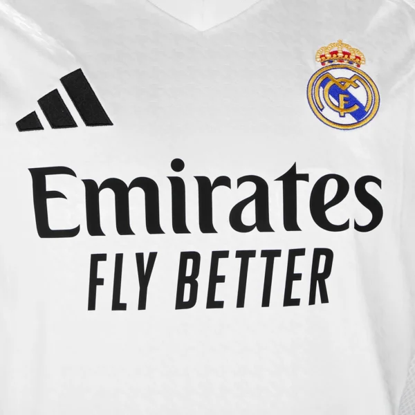 asdadada Camisa Real Madrid Home Versão Torcedor 24/2025 Adidas Branca - Imagem 2