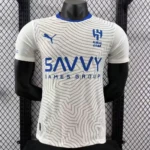 Camisa Al-Hilal Away 24/2025 Versão Jogador Branco Puma