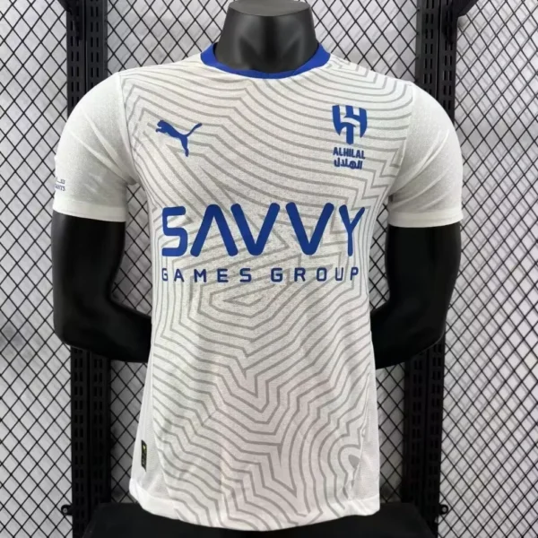 Camisa Al-Hilal Away 24/2025 Versão Jogador Branco Puma - Imagem 1