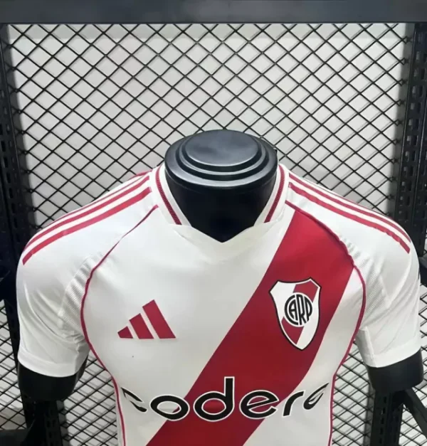 Camisa River Plate Home Versão Jogador 24/2025 Branca Adidas - Imagem 3