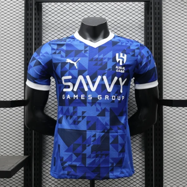 Camisa Al-Hilal Home 24/2025 Versão Jogador Azul Puma - Imagem 1