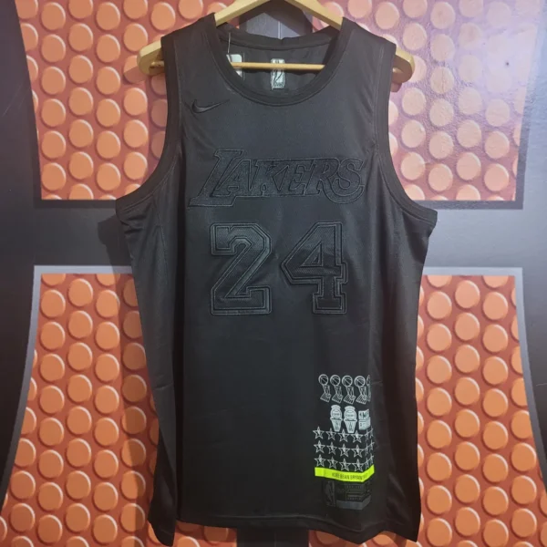 Camiseta Regata NBA Los Angeles Lakers MVP Black Nike - Imagem 7