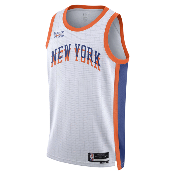 Camiseta Regata Basquete NBA Nova York Knicks City Edition 2025 Nike - Imagem 1