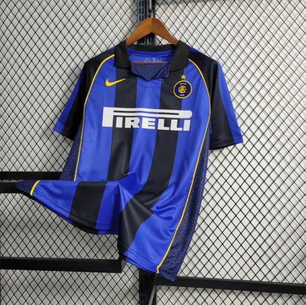kewflkwlkf Camisa Retrô Inter de Milão Home Torcedor 2001/02 Nike - Imagem 2