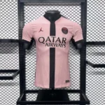 Camisa Paris Saint-Germain - PSG Third Versão Jogador 24/2025 Rosa Nike