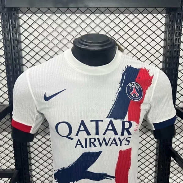 Camisa Paris Saint-Germain - PSG Away Versão Jogador 24/2025 Branca Nike - Imagem 2