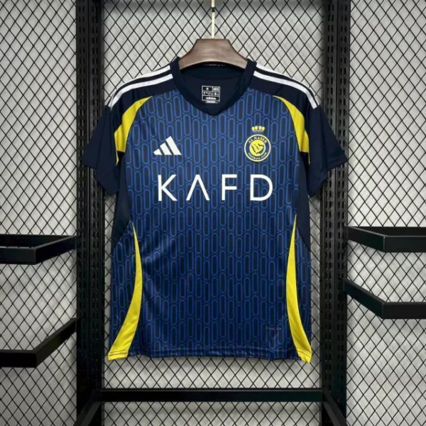 Camisa Al Nassr Away Versão Jogador Azul 24/2025 Adidas - Imagem 1