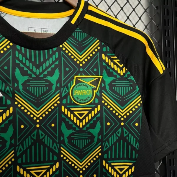 rkplgkorkopgoprgpor Camisa Seleção Jamaica Away Versão Torcedor 2024 Adidas - Imagem 4