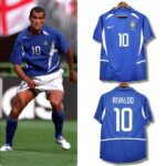 Camisa Retrô Clássica Seleção Brasileira Brasil – Nike – Azul – 2002 - Imagem 9