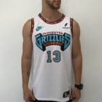 Camiseta Regata Basquete NBA Swingman Memphis Grizzlies Jaren Jackson Jr. 13 Classic Edition Branca 2024/25 Nike - Imagem 2