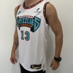 Camiseta Regata Basquete NBA Swingman Memphis Grizzlies Jaren Jackson Jr. 13 Classic Edition Branca 2024/25 Nike - Imagem 9