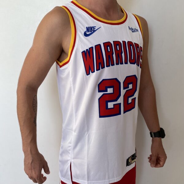 Camiseta Regata NBA Golden State Warriors Curry 30 Classic Edition Branca 2024/25 Nike - Imagem 9