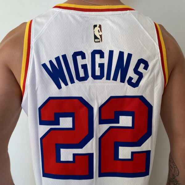 Camiseta Regata NBA Golden State Warriors Curry 30 Classic Edition Branca 2024/25 Nike - Imagem 13