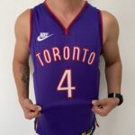 Camiseta Regata Basquete NBA Toronto Raptors 4 Barnes Classic Edition 2025 Roxa Nike - Imagem 6