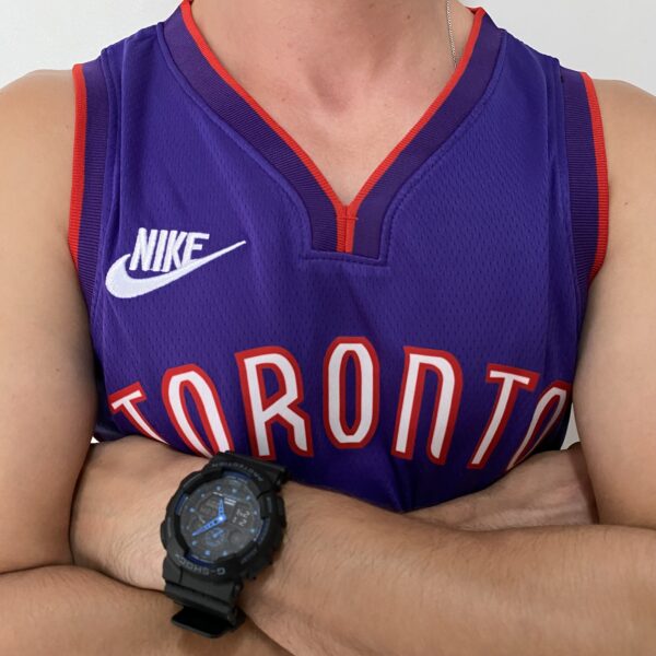 2024-11-18 17.14.36 Camiseta Regata Basquete NBA Toronto Raptors 4 Barnes Classic Edition 2025 Roxa Nike - Imagem 7