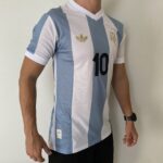 Camisa Seleção Argentina Home - 50 Anos AFA Adidas MESSI 10 - 2024/25 Adidas - Versão Jogador - Imagem 11