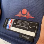Camiseta Regata Basquete NBA Golden State Warriors Curry 30 City Edition 2025 Azul Nike - Imagem 11
