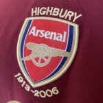 Camisa Rêtro Arsenal Home 2005/2006 - Thierry Henry 14 -  Total 90 - Nike - Vinho - Imagem 3