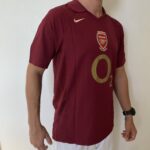 Camisa Rêtro Arsenal Home 2005/2006 - Thierry Henry 14 -  Total 90 - Nike - Vinho - Imagem 9