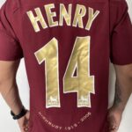 Camisa Rêtro Arsenal Home 2005/2006 - Thierry Henry 14 -  Total 90 - Nike - Vinho - Imagem 12