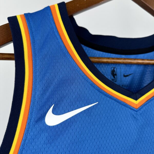 Camiseta Regata Basquete NBA OKC Oklahoma Thunder 2 Gilgeous-Alexander Icon Edition 2025 Azul Nike - Imagem 3