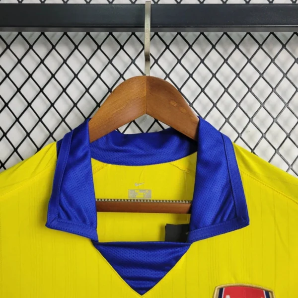 Camisa Rêtro Arsenal Away 2003/2004 Nike Amarela - Imagem 4