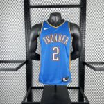 Camiseta Regata Basquete NBA OKC Oklahoma Thunder 2 Gilgeous-Alexander Icon Edition 2025 Azul Nike