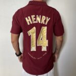 Camisa Rêtro Arsenal Home 2005/2006 - Thierry Henry 14 -  Total 90 - Nike - Vinho - Imagem 10