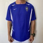 Camisa Retrô Clássica Seleção Brasileira Brasil – Nike – Azul – 2002