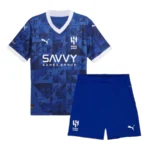 Kit Conjunto Infantil Crianças Camisa e Calção Al-Hilal Home Infantil Neymar 10 24/2025 Puma