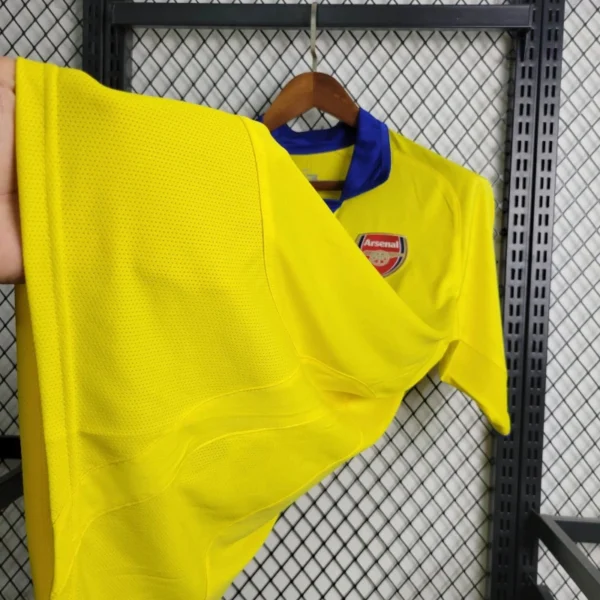 Camisa Rêtro Arsenal Away 2003/2004 Nike Amarela - Imagem 5