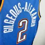 Camiseta Regata Basquete NBA OKC Oklahoma Thunder 2 Gilgeous-Alexander Icon Edition 2025 Azul Nike - Imagem 8
