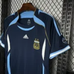 Camisa Retrô Clássica Seleção Argentina Away Versão Torcedor 2006 Adidas - Imagem 4