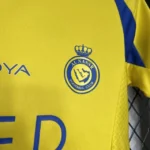 Kit Conjunto Infantil Crianças Camisa e Calção Al Nassr Home Amarela 24/2025 Adidas - Imagem 3
