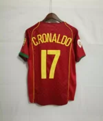 Camisa Rêtro Clássica Seleção Portugal Home Versão Torcedor 2004 Nike Total 90 - Imagem 10