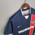Camisa Retrô Paris Saint-Germain - PSG Home 2002/2003 - Ronaldinho 10 - Nike - Azul Thomson - Imagem 3