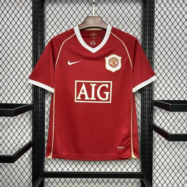 Camisa Rêtro Manchester United Home 2006/2007 Nike Vermelha - Imagem 1