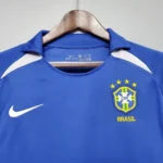 Camisa Retrô Clássica Seleção Brasileira Brasil – Nike – Azul – 2002 - Imagem 2