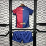 Kit Conjunto Infantil Crianças Camisa e Calção Barcelona Home Infantil 24/2025 Nike - Imagem 2