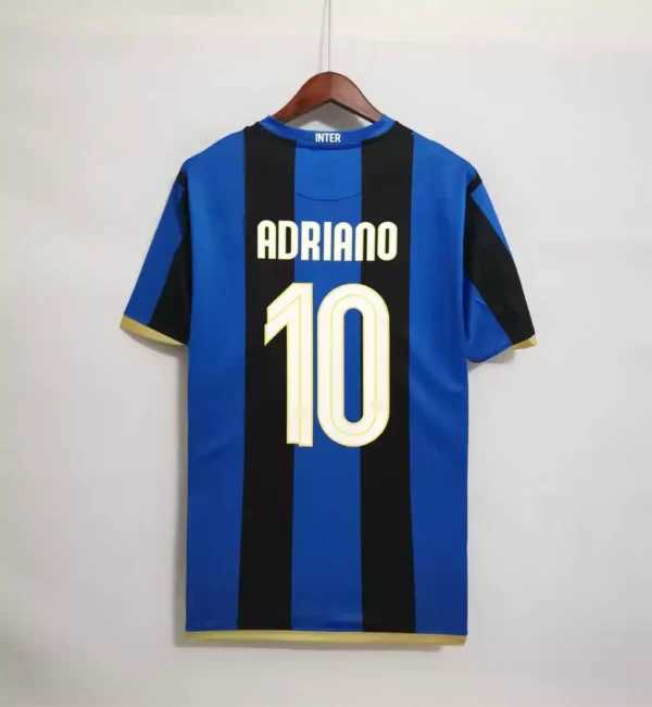 kwne nfwn jf Camisa Retrô Inter de Milão Home 2008/2009 - Adriano 10 - Nike - Imagem 20