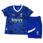 Kit Conjunto Infantil Crianças Camisa e Calção Al-Hilal Home Infantil Neymar 10 24/2025 Puma - Imagem 2