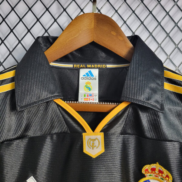 mgskgmklslkgks Camisa Retrô Real Madrid Away 1998/2000 Adidas - Imagem 18