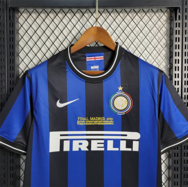 mndjknvsnjkfe Camisa Retrô Inter de Milão Home Versão Torcedor 09/2010 Nike - Imagem 3