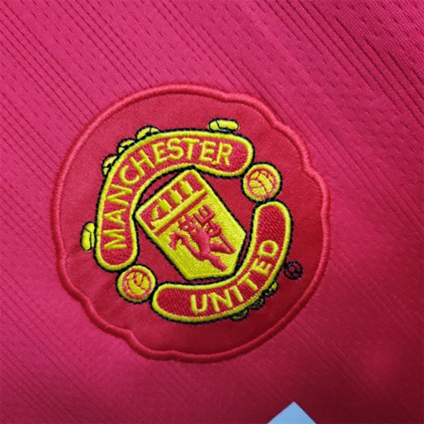 nefwneiowio Camisa Rêtro Manchester United Home 2007/2008 Nike Vermelha - Imagem 5