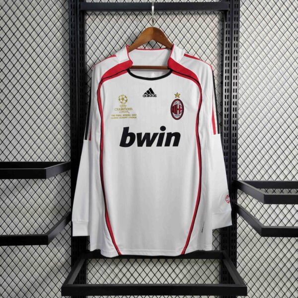 Camisa Retrô Milan Away Manga Longa 2006/2007 Adidas - Imagem 1