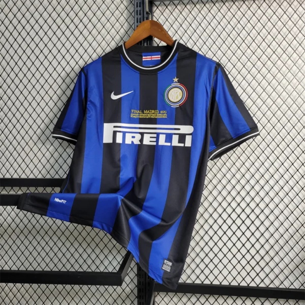 niefwfoviwv Camisa Retrô Inter de Milão Home Versão Torcedor 09/2010 Nike - Imagem 2