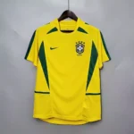Camisa Retrô Clássica Seleção Brasileira Brasil 2002 - Ronaldo 9 - Nike - Amarela - Imagem 14