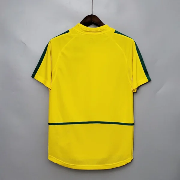 Camisa Retrô Clássica Seleção Brasileira Brasil 2002 - Ronaldo 9 - Nike - Amarela - Imagem 15