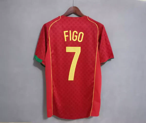 rtj7k78lytweerh45h Camisa Rêtro Clássica Seleção Portugal Home Versão Torcedor 2004 Nike Total 90 - Imagem 11